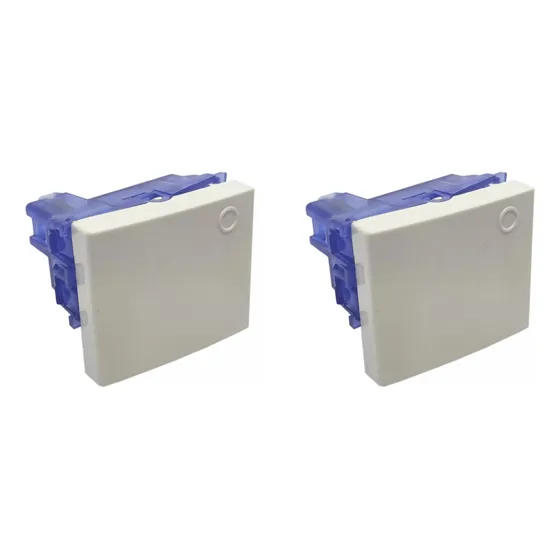 Interruptor Tecla Punto Combinado 1 1/2 Modulo Teclastar X2