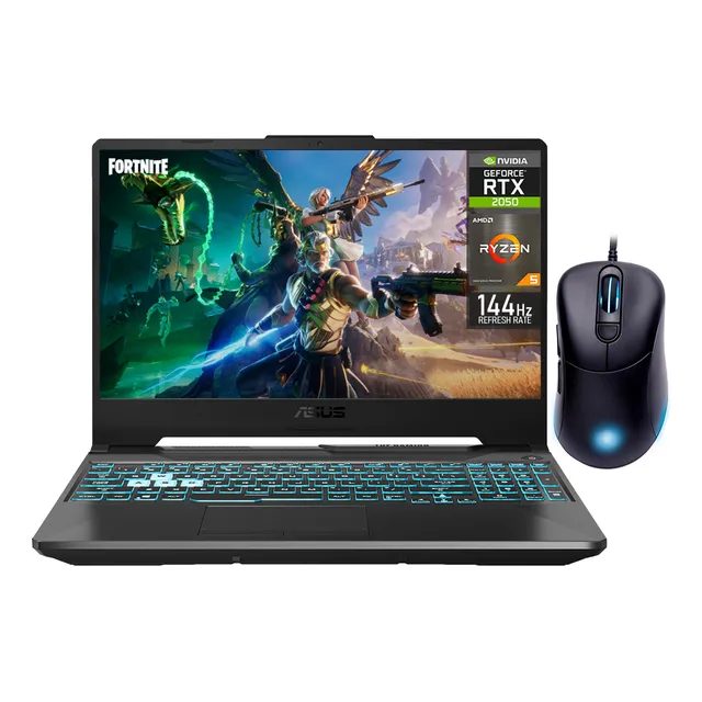 Laptop Gamer Asus Tuf A15 Rtx 2050 Ryzen 5 24gb 1tb + Mouse