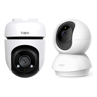 Kit Cctv De 2 Cámaras De Vigilancia Wifi Tp-link Tapo C500 + Tapo C200 / Ángulo De Visión 360° Color Blanco Kit Cctv De 2 Cámaras De Vigilancia Wifi Tp-link Tapo C500 + Tapo C200 / Ángulo De Visión 360° Color Blanco