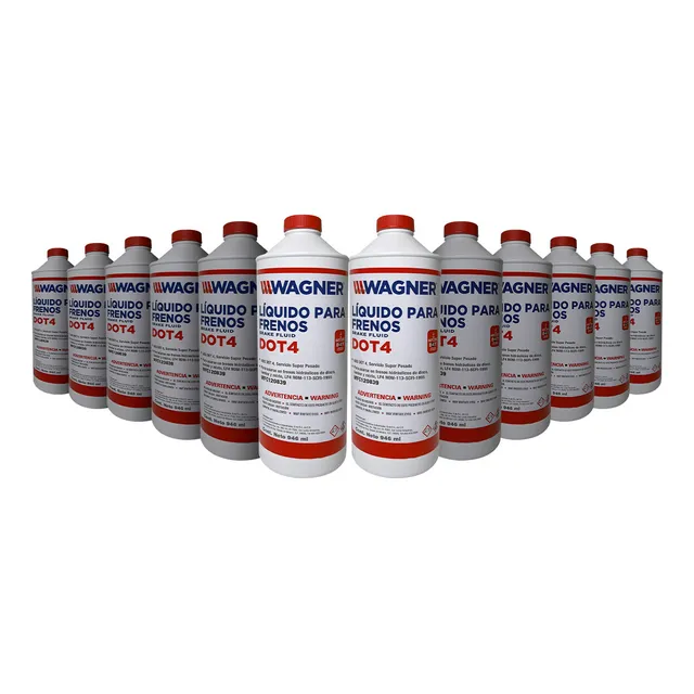 12 Líquidos Frenos Dot 4 946ml Wagner Servicio Super Pesado