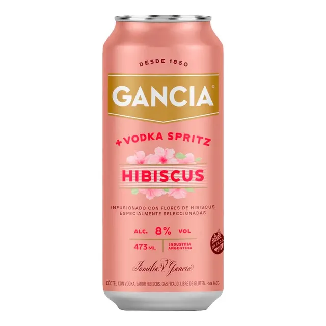Gancia Hibiscus Vodka Lata X 473