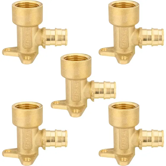 Paquete De 5 Conectores Pex A, Extensión Pex De 3/4 Pu...