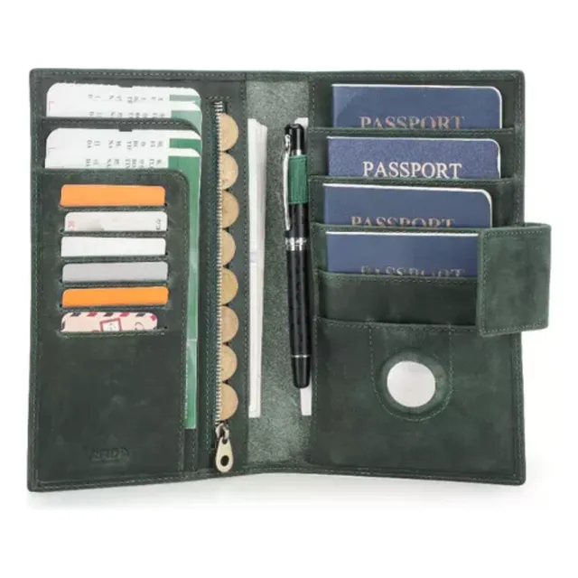 Capa De Passaporte De Couro Para Viagem, Capa Para Passaport