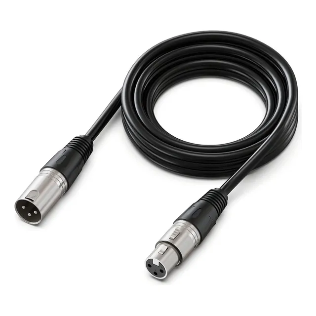 Fifine Cable Xlr Cable De 5.9 Pies Con 3 Pin Balanceado
