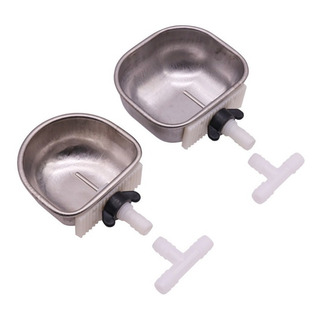 Kit 2 - Bebedouros Para Coelhos Em Aço Inox. Kit 2 - Bebedouros Para Coelhos Em Aço Inox.