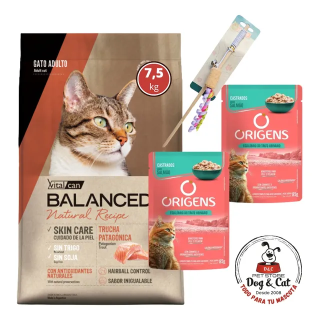 Balanced Gato Adulto Natural Recipe 7.5kg + Regalo