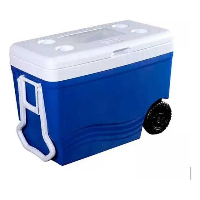 Cava Ice Roller Estándar 58 Qts (55 Litros) Azul Decocar