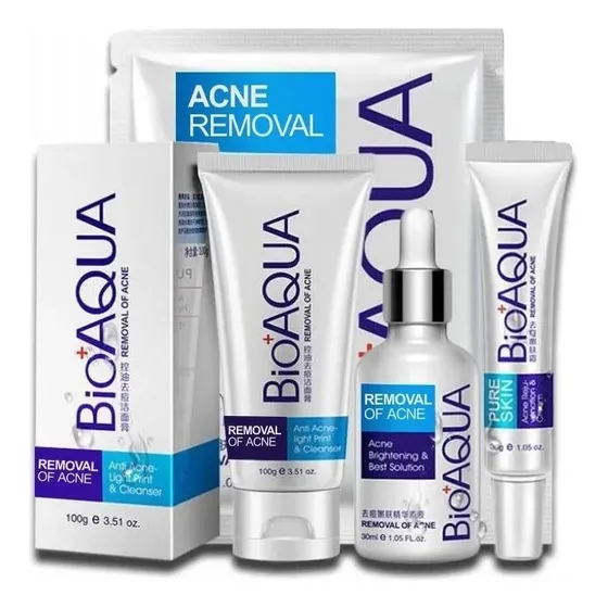 Kit Anti Acne Piel Grasa Bioaqu