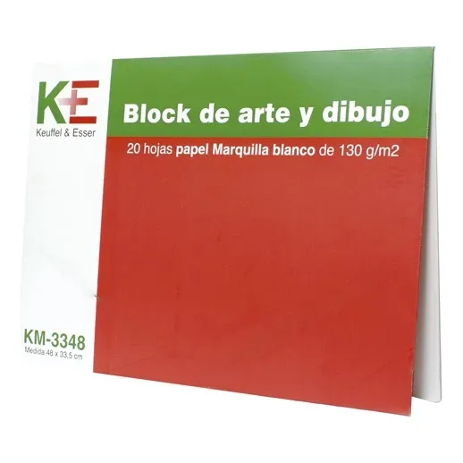 Block Marquilla Ke De 33x48cm C/20 Hojas Para Dibujo