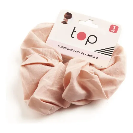 Scrunchie Para El Pelo Top Rosa 1 Unidad