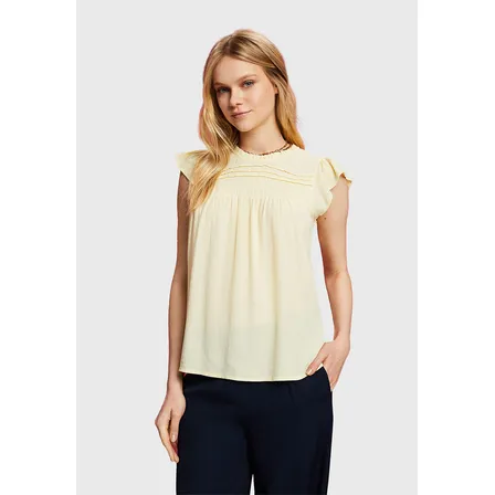Blusa Manga Corta Mujer Esprit 063ee1f310