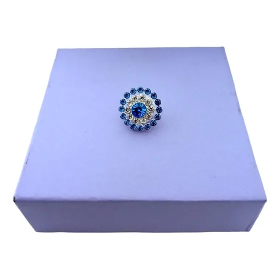 Pin Prendedor Escarapela Argentina Con Strass