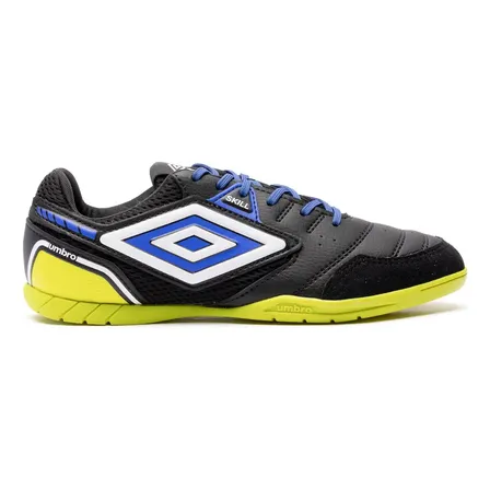 Chuteira Futsal Umbro Indoor Skill Preto/verde/azul 40 Br