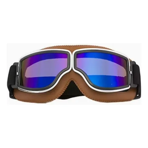 Lentes Goggle Moto Chopper Visor Iridium