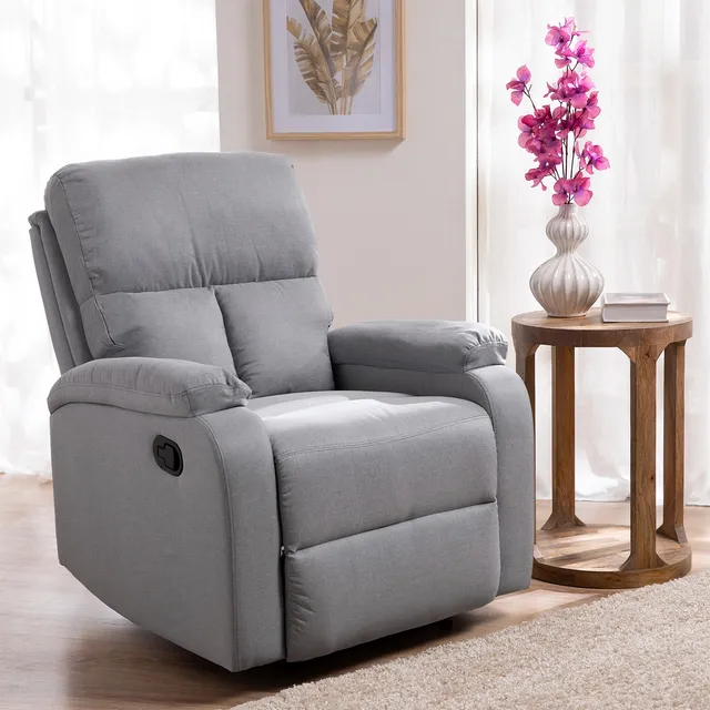   Berger Reclinable Moderno De Lino Matheus Vs8070