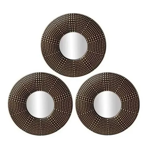 Set 3 Espejos Decorativos 25 Cm Variedad De Modelos 