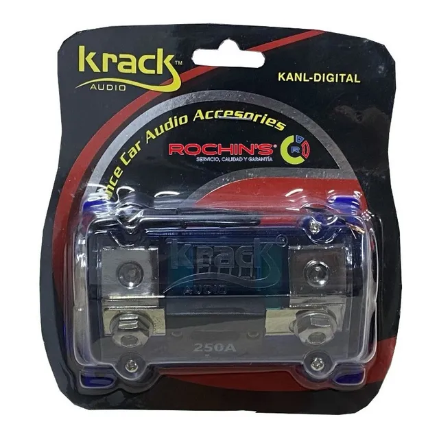 Fabuloso Portafusible Anl Digital Krack Con Fusible Calidad!