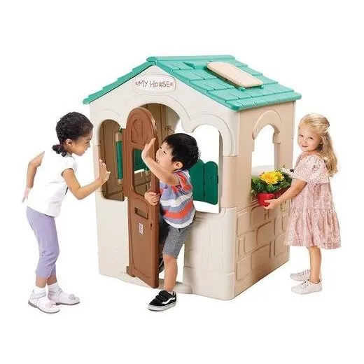 Casa De Juegos Plástica P/ Niños 1a5 Años Resistente Armable