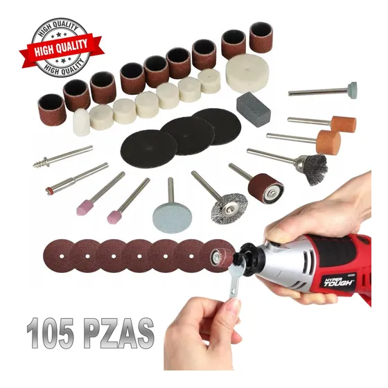 Set De 105 Piezas Herramientas Accesorios De Mototool Dremel