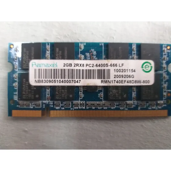 Ramaxei 2gb 2rx8 Pc2-6400s-666 Lf
