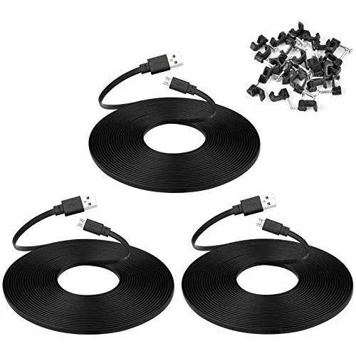 Cable Extension Alimentacion 25 Pie Largo Para Wyze Cam