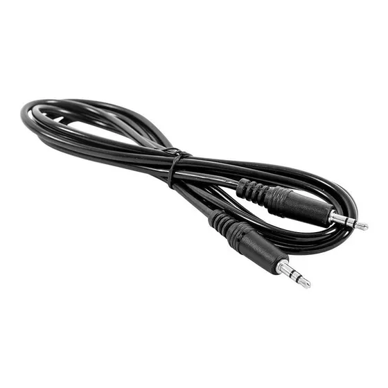 Cable Auxiliar Audio Sonido 3.5mm Plug Negro