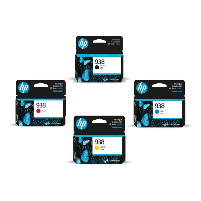 Combo Cartuchoshp 938 Cmyk 58ml, Para Pro9110/9120/9130/9720