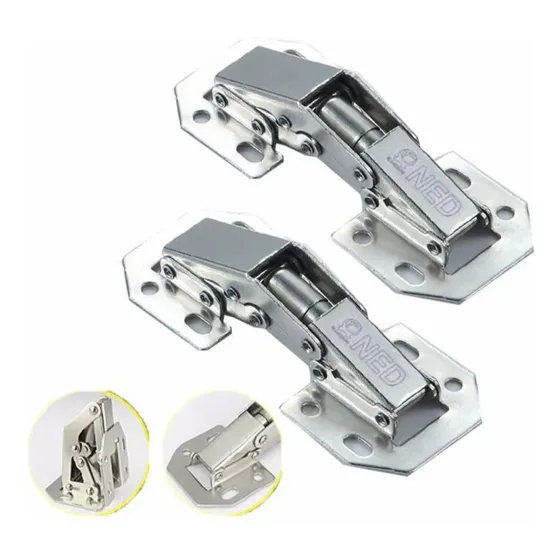 Bisagra Sobre Puesta Robot Cierra Suave Lento 4'' Pack 8