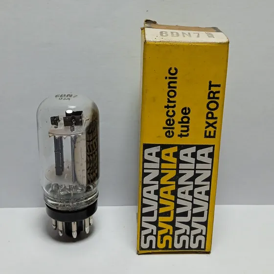 Tubo De Vacio 6dn7 Sylvania 8 Pines