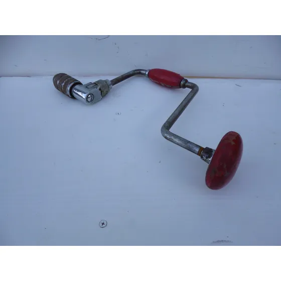 Taladro Manual Antiguo Sano Funcionando