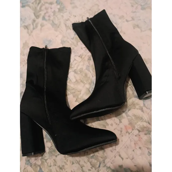 Botas Black Strech Para Mujer