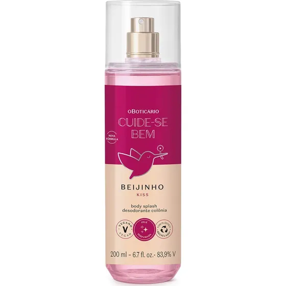 O Boticario Cuide-se Bem Beijinho Des Col Body Splash 200ml