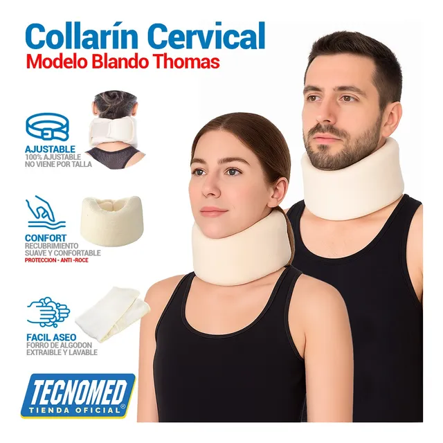 Collarín Ortopédico Para Cervical Tecnomed - Collar Cuello 