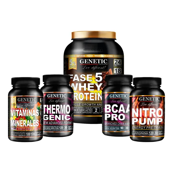 30días Quemador Grasas Thermogenic Proteina Dieta F5 Genetic