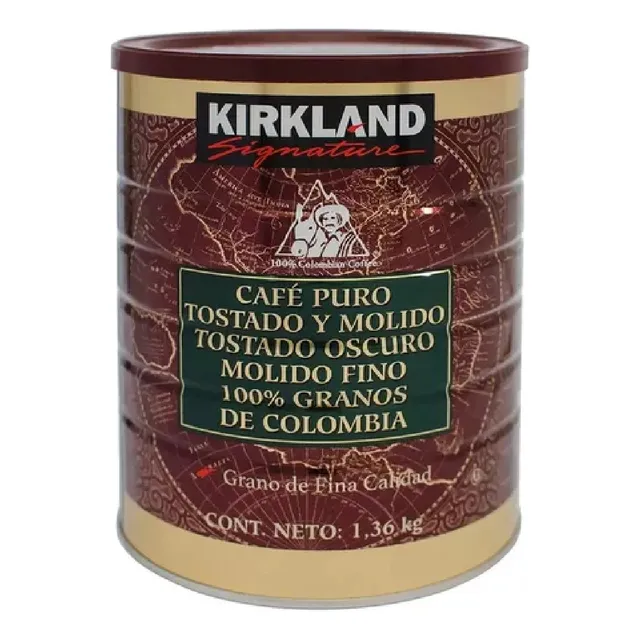 Café 100% Colombiano Kirkland De 1.36 Kg