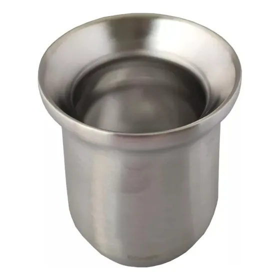 Mate Chico Con Doble Pared En Acero Inoxidable 160ml Comet Liso