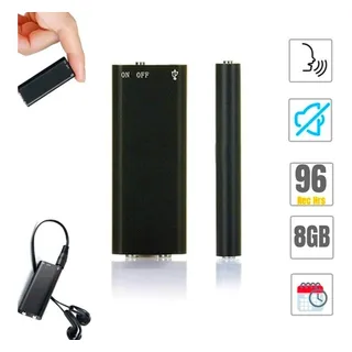 Mini Escuta Gravador Espiao Grava Voz 96h Micro Imediato Cor Preto Mini Escuta Gravador Espiao Grava Voz 96h Micro Imediato Cor Preto