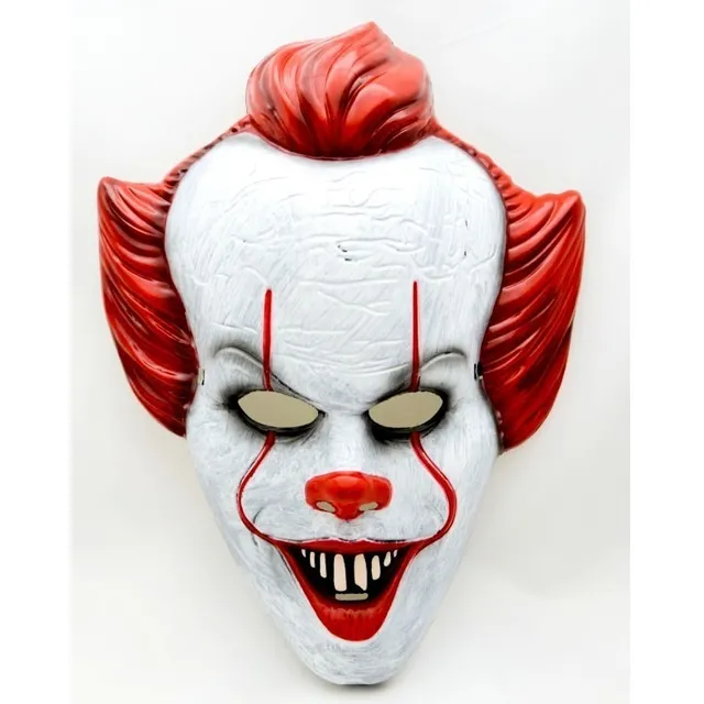 Máscara Plástica Careta Payaso Malvado It Disfraz Halloween 