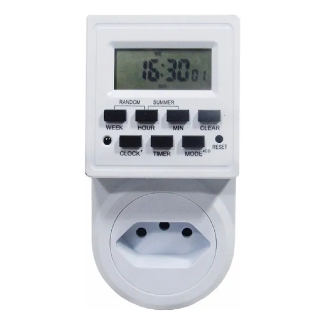 Timer Temporizador Digital Tomada Bivolt 2200w 10a Grow Lamp