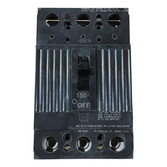 Breaker Industrial Tqd 3 X 150 Amp 240v G.e.