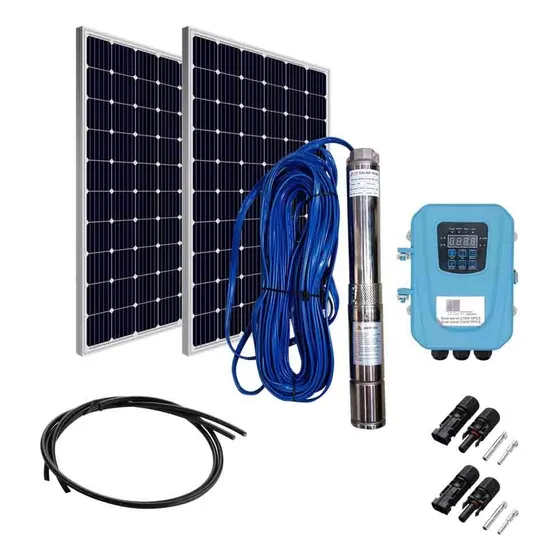 Bomba De Agua Sumergible Solar 0.7hp 500w 48v 2 Panel 350w
