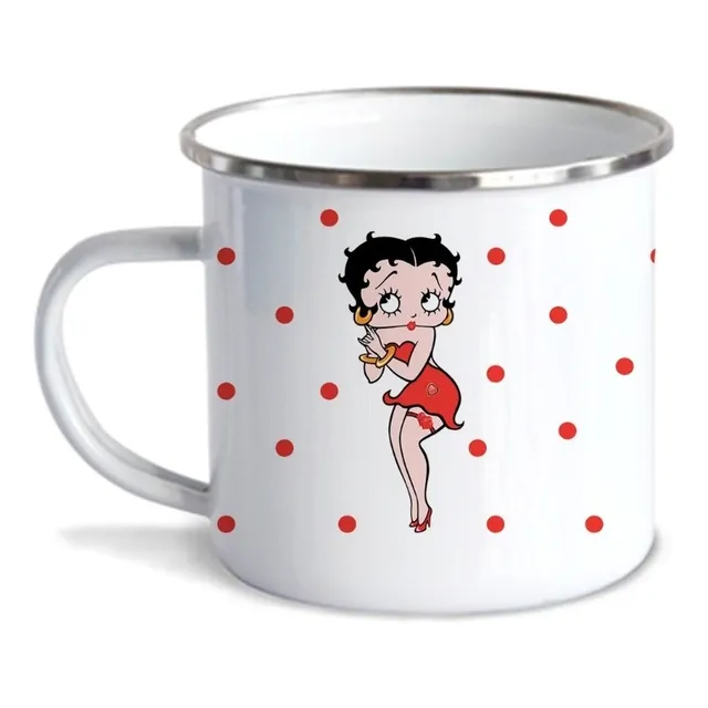 Taza Betty Boop Lunares De Peltre (10oz=300ml)