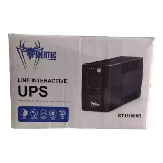 Ups Backup 1000va Spidertec 480w 120v 8 Tomas Avr