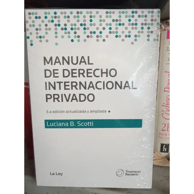 Manual De Derecho Internacional Privado, De Luciana Scotti. Editorial La Ley, Tapa Blanda, Edición Tercera Edición 2025 En Español, 2025