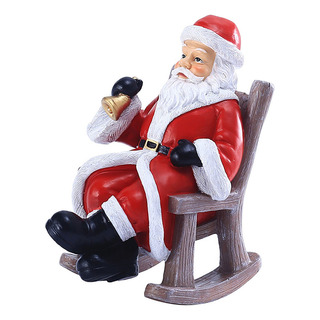Sentado Papá Noel Bailando Niños Mecedora Juguete Sentado Papá Noel Bailando Niños Mecedora Juguete