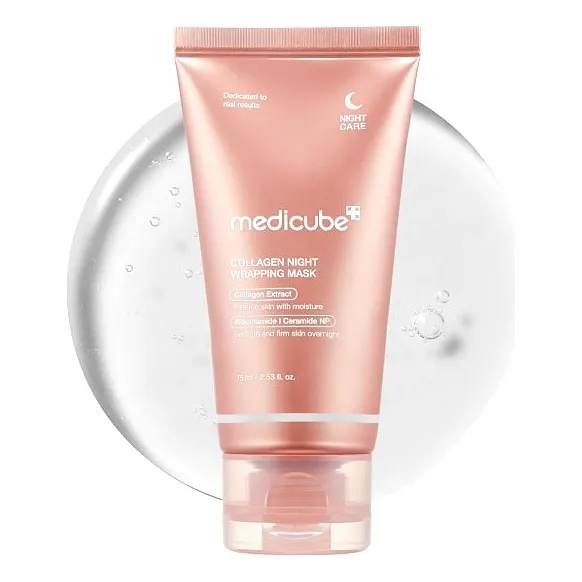 Medicube Colágeno hidrolizado de noche con para una piel radiante