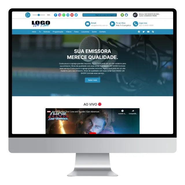 Site De Web Rádio Exclusivo: Potencialize Sua Emissora