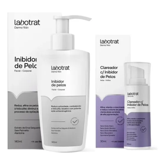 Inibidor De Pelos E Clareador De Pele Labotrat Dermo Skin