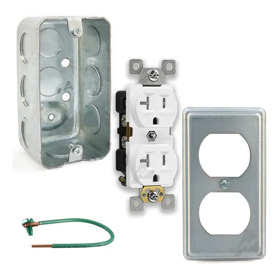 Kit De Caja De Tomacorriente, Caja Eléctrica De Utilid...