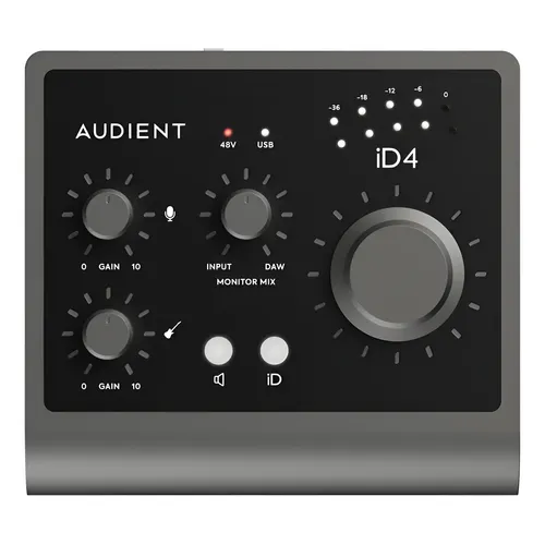 Audient ID14 MKII Interface de Áudio Profissional USB 10x6 2 Prés